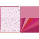 Caderno 15 Matérias Pink Power 240fls Foroni