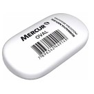 Borracha Escolar Branca Oval Mercur