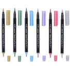 Brush Pen 6 Cores Duo Metallic Molin