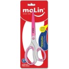 Tesoura Colors Grip Rosa 21cm Molin