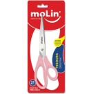 Tesoura Office Rosa 21cm Molin