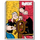 Caderno 10 Matérias Popeye 160fls Credeal