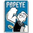 Caderno 10 Matérias Popeye 160fls Credeal
