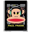 Caderno 16 Matérias Paul Frank 256fls Credeal