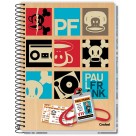 Caderno 16 Matérias Paul Frank 256fls Credeal