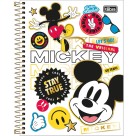 Caderno Colegial 1 Matéria Mickey Mouse 80fls Tilibra