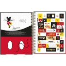 Caderno Colegial 1 Matéria Mickey Mouse 80fls Tilibra