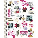 Caderno Colegial 1 Matéria Minnie Mouse 80fls Tilibra