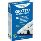 Giz Escolar Branco Plastificado Robercolor c/10 Giotto