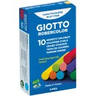 Giz Escolar Colorido Plastificado Robercolor c/10 Giotto