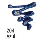 Tinta Dimensional Glitter 3D 35ml - Azul 204 Acrilex