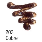 Tinta Dimensional Glitter 3D 35ml - Cobre 203 Acrilex