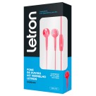 Fone de Ouvido Intra-Auricular Hit Vermelho 74490 Letron