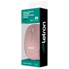 Mouse Sem Fio Color Fit Rosa 74341 Letron