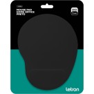 Mouse Pad Home Office Preto 22,5cm x 22cm Letron