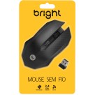 Mouse Sem Fio Preto 0053 Bright