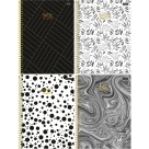 Caderno 1 Matéria Back to Black 80 Folhas Foroni