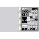 Caderno 1 Matéria Back to Black 80 Folhas Foroni