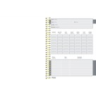 Caderno 1 Matéria Back to Black 80 Folhas Foroni