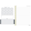 Caderno 1 Matéria Back to Black 80 Folhas Foroni