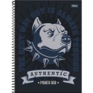 Caderno 1 Matéria Power Dog 80fls Foroni