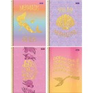 Caderno 1 Matéria Sereias 80fls Foroni