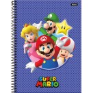 Caderno 1 Matéria Super Mario Bros 80fls Foroni