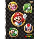Caderno 1 Matéria Super Mario Bros 80fls Foroni