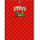 Caderno 1 Matéria Super Mario Bros 80fls Foroni