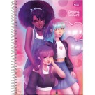 Caderno 10 Matérias Amigas para Sempre 160fls Foroni