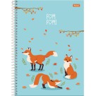 Caderno 10 Matérias Fom Fom 160fls Foroni
