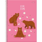 Caderno 10 Matérias Fom Fom 160fls Foroni