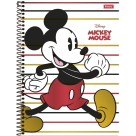 Caderno 10 Matérias Mickey Vintage 160fls Foroni