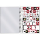 Caderno 10 Matérias Mickey Vintage 160fls Foroni