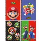 Caderno 10 Matérias Super Mario Bros 160fls Foroni