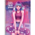 Caderno 20 Matérias Amigas para Sempre 320fls Foroni