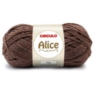 Lã Alice 7504 - Mogno 100g Circulo