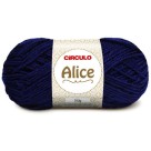 Lã Alice 0518 - Azul Marinho 100g Circulo
