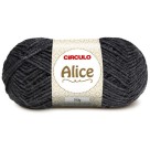 Lã Alice 0709 - Ônix 100g Circulo