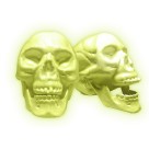 Crânio com Mandíbula Neon de Halloween 899527 Brasilflex