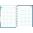 Caderno Quadriculado 1x1cm D+ 96fls Tilibra