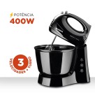 Batedeira Prática 400W Preta 127V B-44-B Mondial
