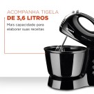 Batedeira Prática 400W Preta 127V B-44-B Mondial