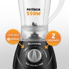 Liquidificador Easy Power 550W Preto L-550-B Mondial