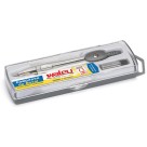 Compasso Escolar de Metal com Grafite 10040002 Waleu
