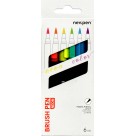 Brush Pen 6 Cores Neon Color NewPen