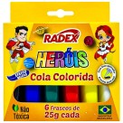Cola Colorida 6 Cores 25g Radex
