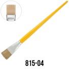 Pincel Chato N.4 Amarelo 815-04 Tigre