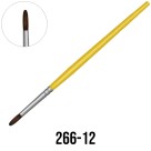 Pincel Redondo N.12 Amarelo 266-12 Tigre