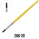 Pincel Redondo N.20 Amarelo 266-20 Tigre